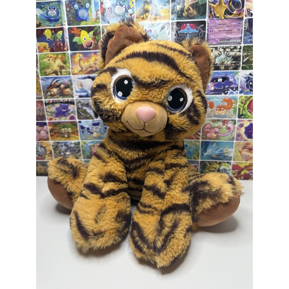 Build A Bear Tiger Cub Plush 12" Stuffed Animal Orange Striped